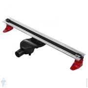 Уценка! Душевой лоток BERGES SUPER Slim 800 мат.черный, боковой выпуск S-сифон D50 H60, 095154