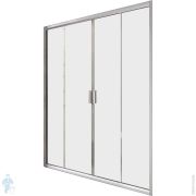 Душевая дверь RAVAK BLIX BLDP4-150 (1470-1490х1900) раздвижная, стекло, сатин+Transparent