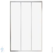 Душевая дверь RAVAK SUPERNOVA ASDP3-80 (770-810х1880) раздвижная, стекло, сатин+Transparent