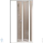 Душевая дверь RAVAK SUPERNOVA SDZ3-80 (770-810х1850) складная трехстворчатая, стекло, белый+Grape