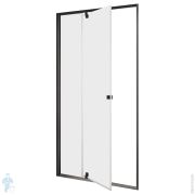 Душевая дверь RAVAK PIVOT PDOP2-120 (1161-1211х1900) распашная, стекло, черный+Transparent