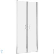 Душевая дверь KERMI CADA XS распашная 860-910х2000 2 створки, хром/прозр. CKPTD09020VPK