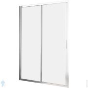 Душевая дверь KERMI CADA XS раздвижная 1170-1210х2000 2 створки, левая, хром/прозр. CKG2L12020VPK