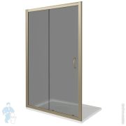 Дверь душевая GOOD DOOR BAS JAZZE WTW-120-B-BR (120х185) раздвижная, с тонированным стеклом бронза