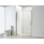 Душевая дверь BAND HOURS LOFT 120-135D (1200/1350x1900) прозрачное стекло/профиль хром