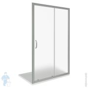 Дверь душевая GOOD DOOR BAS INFINITY WTW-130-G-CH (130х185) раздвижная дверь, стекло грейп 6мм