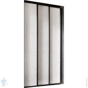 Душевая дверь RAVAK SUPERNOVA ASDP3-110 (1070-1110х1980) раздвижная, полистирол, черный+Pearl