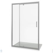 Дверь душевая GOOD DOOR BAS ORION WTW - PD -130-C-CH (130х185) распашная, стекло прозрачное 6мм