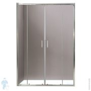 %Дверь в нишу BelBagno Uno (1700x1950) UNO-195-BF-2-170-C-Cr раздвижная,стекло прозр./профиль хром