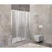 Дверь в нишу BelBagno Unique 1500-1800x1900 BF-2-150/180-P-Cr стекло матовое/профиль хром