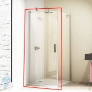 Душевая дверь HUPPE Design elegance 800х2000 профиль хром глянцевый/стекло прозрачное 8E0604.092.322