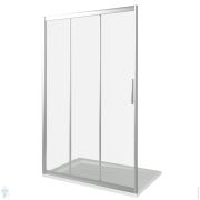 Дверь душевая GOOD DOOR BAS ORION WTW-140-C-CH (140х185) раздвижная, стекло прозрачное 5мм