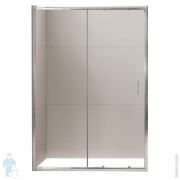 Дверь в нишу BelBagno Uno (1550x1950) UNO-195-BF-1-155-C-Cr раздвижная, стекло прозрач./профиль хром