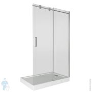 Дверь душевая GOOD DOOR BAS PUERTA WTW-130-C-CH (130х195) раздвиж., профиль хром/стекло прозрачное