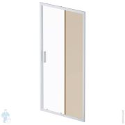 Душевая дверь AM.PM Gem Solo (100х195) стекло бронзовое/профиль матовый хром W90G-100-1-195MBr