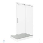 Дверь душевая GOOD DOOR BAS GALAXY WTW-120-C-B (120х195) раздвижная, профиль черный/стекло прозрачное