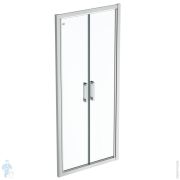 Душевые двери Ideal Standard CONNECT 2 (900х1950) распашные, проф/алюминий, стекло прозр K9294EO
