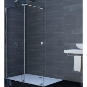 Душевая дверь HUPPE Xtensa Walk-In 1001-1100х2000 левая, серебро/стек.прозрачное AP XT0102.069.322