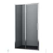 Душевая дверь WasserKRAFT Lopau 1200x2000 стекло прозрачное/профиль серебристый 32S05L