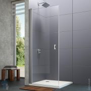 Душевая дверь HUPPE Design pure 900х1900 профиль матовое серебро/стекло прозрачное 8P0602.087.321