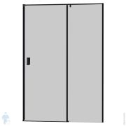 Душевая дверь CEZARES URBAN-B-12-120-C-NERO (1190-1205x1950) стекло прозрачное, профиль черный мат
