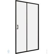 Душевая стенка АКВАТЕК Ария AQ ARI WA 09020BL 900х2000 фиксированная, стекло прозр./профиль черный