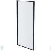 Душевая дверь АКВАТЕК Ария AQ ARI PI 10020BL 1000х2000 распашная, стекло прозр./профиль черный