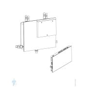 Парогенератор Effe 60 INSIDE Glass 4,5-6,2 м3,со встр. частью, фронт бел. стекло HA IN 01 0007