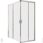 Стенка душевого уголка RAVAK BLIX BLRV2K-80 (800х1900) раздвижные двери, стекло, белый+Transparent