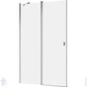 Душевая дверь RAVAK CHROME CRV2-90 (880-900х1950) распашная, стекло, сатин+Transparent