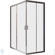Стенка душевого уголка RAVAK BLIX BLRV2K-80 (800х1900) раздвижные двери, стекло, сатин+Transparent
