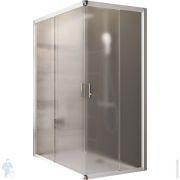 Стенка душевого уголка RAVAK BLIX BLRV2K-80 (800х1900) раздвижные двери, стекло, белый+Grape