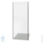 Стенка душевая GOOD DOOR BAS SATURN SP-90-C-CH (90х185) квадратный, стекло прозрачное