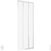 Стенка душевого уголка RAVAK SUPERNOVA ASRV3-90 (870-890х1980) разд.дверь, стекло, белый+Transparent