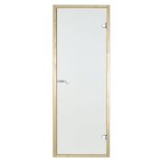 Двери стеклянные HARVIA для сауны (890х1890) 9/19 коробка осина, прозрачная D91904H
