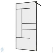 GEBERIT Sigma30 Клавиша смыва, двойной смыв, черный матовый/декор хром глянцевый 115.883.14.1