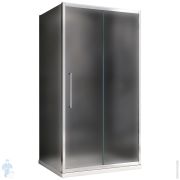 Душевой уголок ABBER Schwarzer Diamant AG30140MH-S60M (1400х600х1950) стекло 6мм, матовое/хром