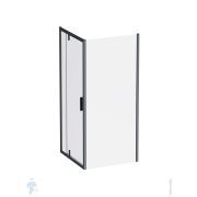 Душевое ограждение AM.PM Gem (900х1950) W90G-404-9090-BT без поддона, черный матовый