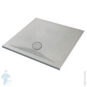 Душевой поддон Azzurra Pietraceramica (900х900х40) квадратный, керамика, серый PEPD09009040GR