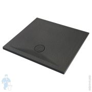 Душевой поддон Azzurra Pietraceramica (800х800х40) квадратный, керамика, черный PEPD08008040GA