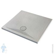 Душевой поддон Azzurra Pietraceramica (800х800х40) квадратный, керамика, серый PEPD08008040GR