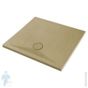 Душевой поддон Azzurra Pietraceramica (900х900х40) квадратный, керамика, бежевый PEPD09009040BE