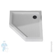 Поддон из акрила BELBAGNO TRAY-BB-P-90-15-W (900х900х150) пятиугольный, белый