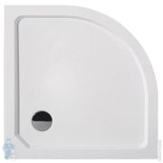 Душевой поддон из стеклокомпозита CEZARES (800х800х150) полукруглый TRAY-SMC-R-80-550-150-W белый