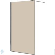 Душевая перегородка CEZARES LIBERTA-L-1-90-120-BR-Cr (900х1950) стекло бронза, профиль хром LIBERTA-90-BR-PACK+LIBERTA-120-SET-Cr