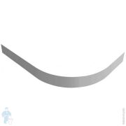 Панель передняя плоская для поддона CEZARES левая TRAY-AS-RH-120/80-100-SCR-L