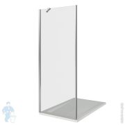 Стенка душевая GOOD DOOR BAS MOKKA SP-90-C-WE (90х185) с магнитным профилем, стекло прозрачное
