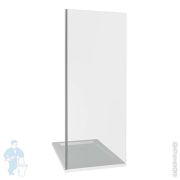 Стенка душевая GOOD DOOR BAS GALAXY SP-100-C-CH (100х195) стекло прозрачное, профиль хром