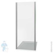 Стенка душевая GOOD DOOR BAS LATTE SP-100-C-WE (100х185) стекло прозрачное