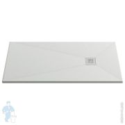 Душевой поддон GOOD DOOR BAS Essentia 1100х700 литьевой мрамор, белый, прямоугольный, без сифона